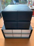 2 Vintage Cassette Opbergboxen (klein model), Overige genres, Ophalen of Verzenden, Zo goed als nieuw, Met bewaardoos, rek of koffer