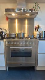 Boretti rvs gasfornuis met elektrische oven, Ophalen, Gebruikt, 60 cm of meer, Gas