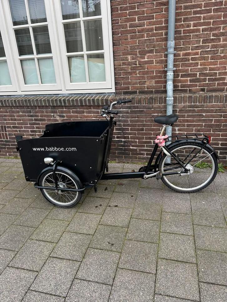 Mooie grote Babboe bakfiets met 7 versnellingen!, Fietsen en Brommers, Fietsen | Bakfietsen, Gebruikt, 2 kinderen, Huif, Ophalen