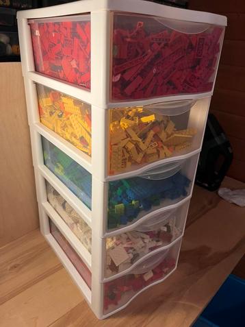 Lego Partij/Lot Ladekast Bijna 10kg/kilo Bulk/Mix Stenen beschikbaar voor biedingen