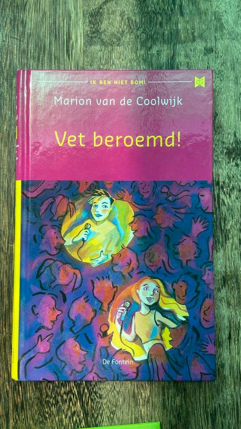 Vet beroemd van Marion van de Coolwijk. Dyslexie boek, Boeken, Kinderboeken | Jeugd | onder 10 jaar, Zo goed als nieuw, Ophalen of Verzenden