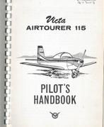 Victa Airtourer 115 lycoming 0-235-ci Pilots Handbook, Verzenden, Boek of Tijdschrift