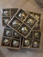 Glazen Kerstballen panter goud zwart 18 stuks, Diversen, Ophalen, Zo goed als nieuw