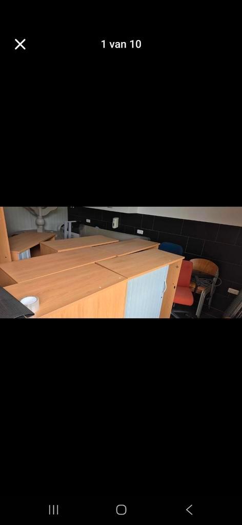 Partij kantoormeubelen , kasten, stoelen, balie, archiefkast, Huis en Inrichting, Complete inboedels, Ophalen of Verzenden
