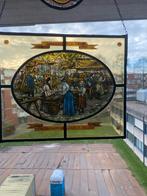 glas in lood raam van marktkramenverhuur j speijer, Ophalen of Verzenden