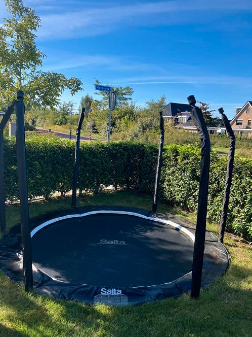Saltra Royal Baseground Trampoline 305cm + Net, Kinderen en Baby's, Speelgoed | Buiten | Trampolines, Gebruikt, Ophalen