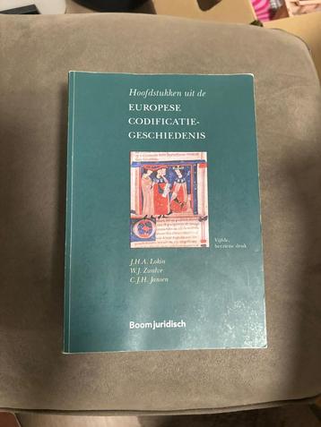 Europese codificatie geschiedenis beschikbaar voor biedingen