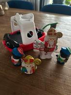 Fisher Price Sinterklaas Speelgoed Boot met Figuren, Ophalen of Verzenden, Gebruikt, Speelset