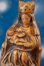 Maria met kindje.  Frankrijk.  Polychroom gips.  Ca 1900., Ophalen, Gebruikt, Beeld(je), Christendom | Katholiek