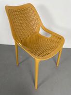 9x Terrasstoelen Stapelstoelen Mosterdgeel, Ophalen, Nieuw, X, Vijf, Zes of meer stoelen