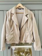 Bikerjack suedine beige maat 40 zgan, Ophalen of Verzenden, Zo goed als nieuw, Maat 38/40 (M), Beige