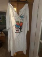 Carnaval shirt voor 2 personen met cartoon man/vrouw print, Ophalen of Verzenden, Gedragen, Maat 42/44 (L), Carnaval