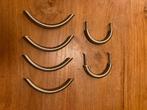 Deurklinken / /deurkrukken / deurbeslag (silver), Doe-het-zelf en Verbouw, Hang- en Sluitwerk, Ophalen of Verzenden, Gebruikt