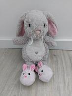 Knuffel konijn Princess Mimi Depesche Nelly sloffen L483, Ophalen of Verzenden, Zo goed als nieuw, Konijn