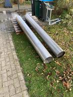 RVS buis 256x3, 246cm & 245cm, 304L, Doe-het-zelf en Verbouw, Metalen, Ophalen, Gebruikt, Overige metalen