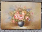 Schilderij bloemstuk in vaas vintage, Ophalen of Verzenden