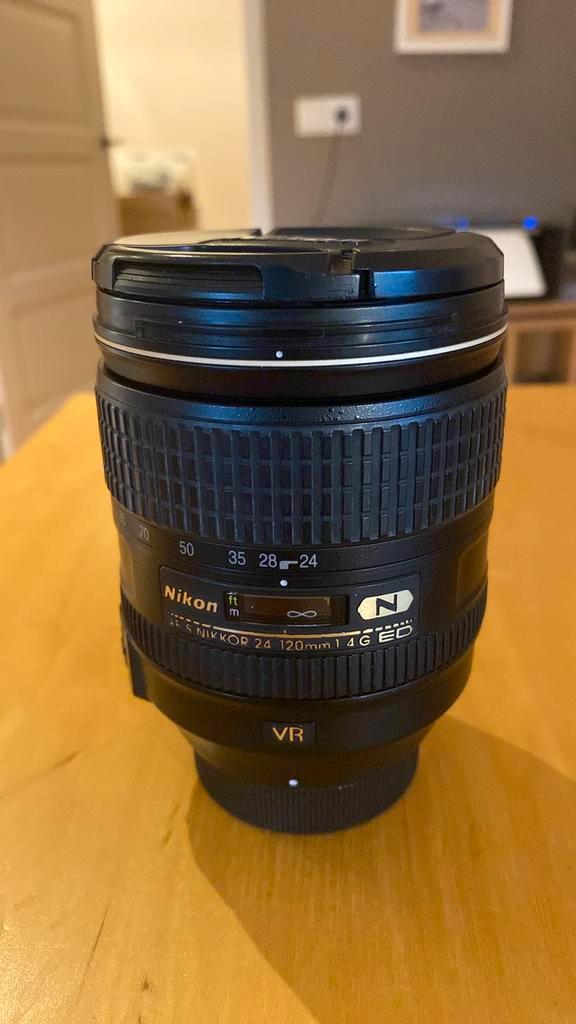 Nikon AF-S Nikkor 24-120mm f/4G ED VR Lens, Audio, Tv en Foto, Fotografie | Lenzen en Objectieven, Zo goed als nieuw, Standaardlens