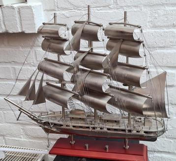 Handgemaakt metalen model v/d Cutty Sark drie master beschikbaar voor biedingen