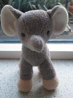 Olifant van Hema grijs velours meet ca 16 cm hoog, Ophalen of Verzenden, Zo goed als nieuw, Olifant