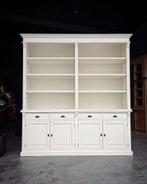 Hoge boekenkast | Bibliotheekkast wit | Vakkenkast #2640, Niet ingevuld, Gebruikt, Met deur(en), 200 cm of meer