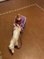 Koets met Paard en Pop, Kinderen en Baby's, Speelgoed | Poppen, Ophalen of Verzenden, Gebruikt, Overige typen