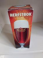 Grolsch bierglas in doos, Herfstbok glas, Grolsch bokbier, Verzamelen, Ophalen of Verzenden, Glas of Glazen, Grolsch