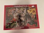 puzzel Castorland 1500 stukjes nieuw poezen, Ophalen of Verzenden, 500 t/m 1500 stukjes, Nieuw, Legpuzzel