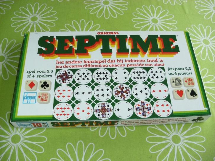Septime - het andere kaartspel dat bij iedereen troef is, Hobby en Vrije tijd, Gezelschapsspellen | Bordspellen, Gebruikt, Een of twee spelers