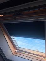 Velux Dakraam met verduisterende schuifgordijn 78x98, Ophalen, Gebruikt, Minder dan 80 cm, Dubbelglas