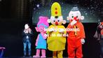 Poppy Trolls mascotte inclusief acteur op je feest?, Ophalen of Verzenden