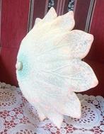 Vintage Italiaans plafondlamp / plafonniere dikke glas groen, Verzenden, Gebruikt, Glas, Vintage