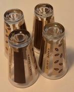 Caffe Latte Glazen (set van 4), Huis en Inrichting, Keuken | Servies, Glas of Glazen, Ophalen of Verzenden, Overige stijlen, Glas