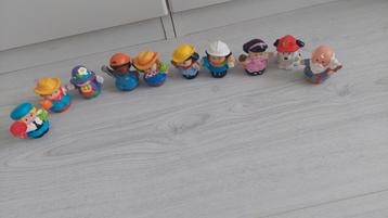 10x Fisher-price little people popje beschikbaar voor biedingen