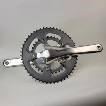 Shimano fc-r700 crankstel compact 50/34 met trapas beschikbaar voor biedingen