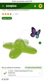 Kattenspeelgoed | bewegend | vlinder | zooplus als nieuw, Ophalen, Zo goed als nieuw, Overig speelgoed