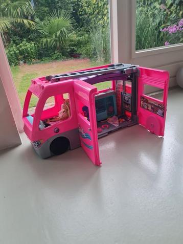 Barbie Camper Roze - Groot Model Mattel + Barbie beschikbaar voor biedingen