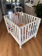 Baby box wit, Ophalen, Zo goed als nieuw, Rechthoekig, Boxkleed