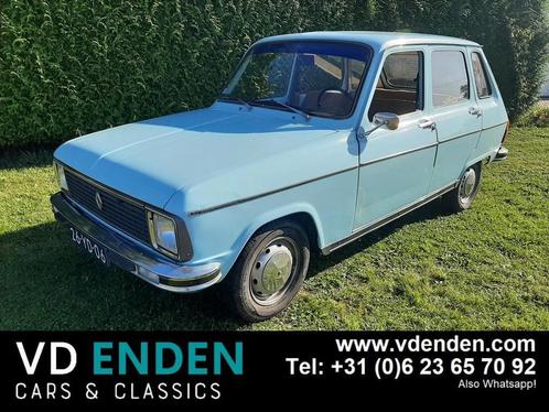Renault 6 TL (R6) - 1974, Auto's, Oldtimers, Te koop, Renault, Benzine, Hatchback, Handgeschakeld, Geïmporteerd, Blauw, Bruin
