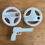 2 stuurtjes en zapper voor Nintendo Wii, Ophalen of Verzenden, Gebruikt, Overige genres, Vanaf 3 jaar