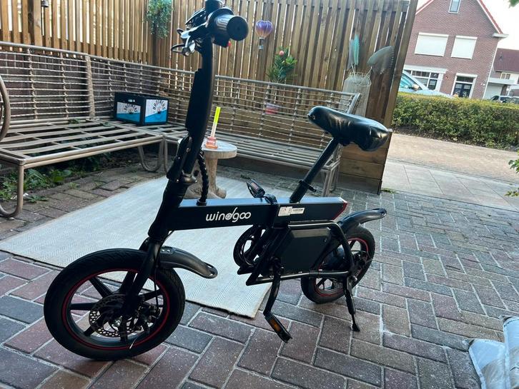 Windgoo b20, Fietsen en Brommers, Elektrische fietsen, Gebruikt, Overige merken, Minder dan 47 cm, Minder dan 30 km per accu, Ophalen