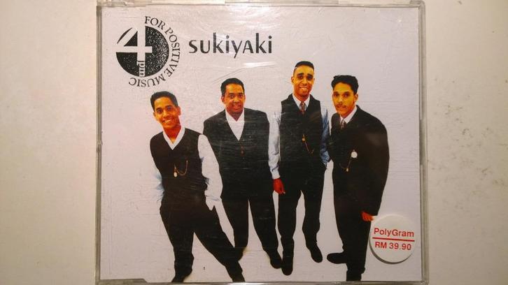 4 P.M. (For Positive Music) - Sukiyaki, Cd's en Dvd's, Cd Singles, Zo goed als nieuw, Pop, 1 single, Maxi-single, Ophalen of Verzenden