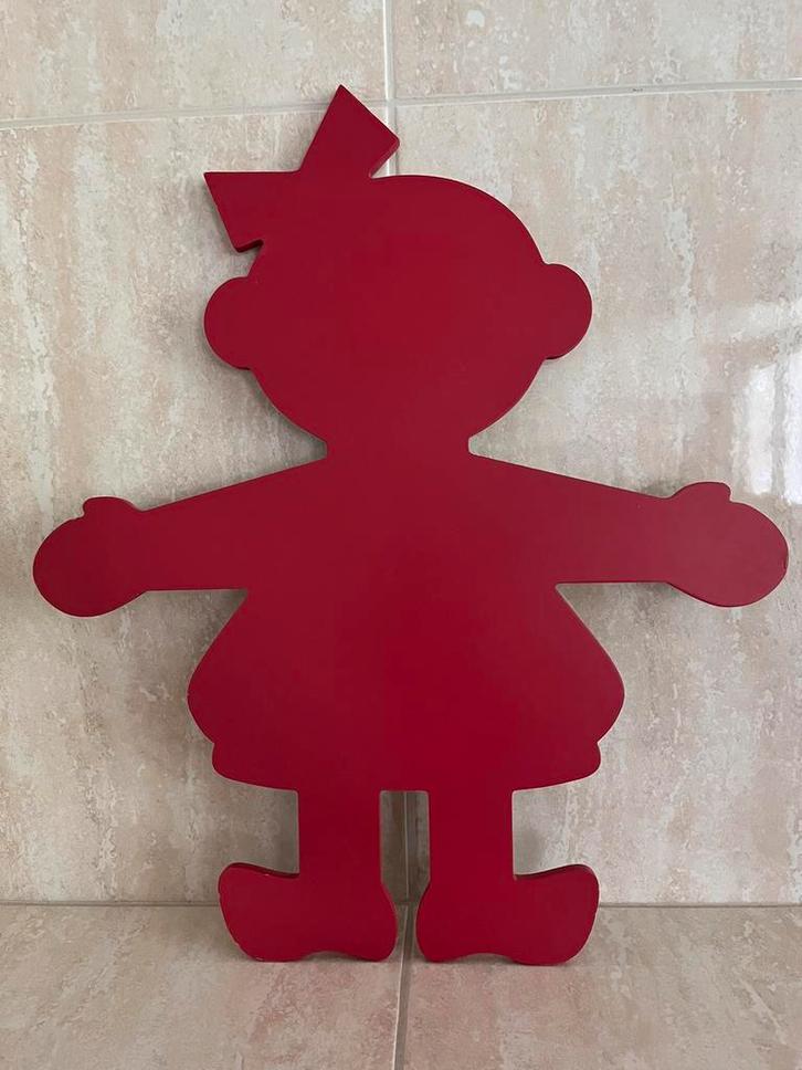 Wiske krijtbord of decoratie stripfiguur Willy Vandersteen, Verzamelen, Stripfiguren, Zo goed als nieuw, Beeldje of Figuurtje