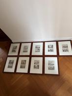 Prenten / Gravures diverse dorpen in het Gooi / Utrecht, Antiek en Kunst, Ophalen of Verzenden
