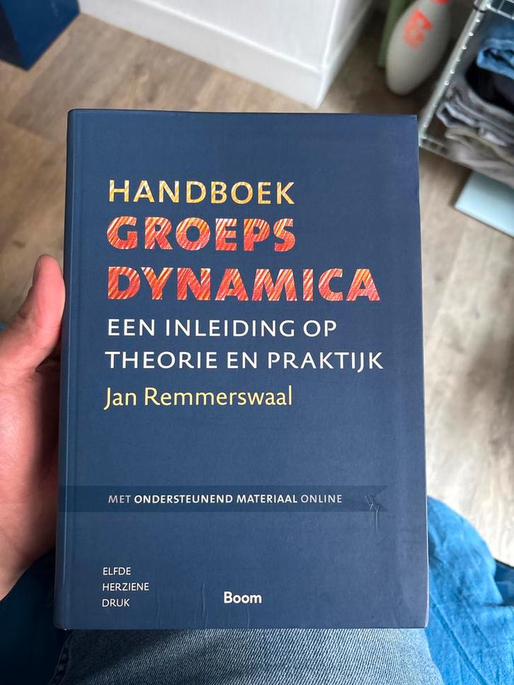 Handboek Groepsdynamica - Jan Remmerswaal, Boeken, Studieboeken en Cursussen, Zo goed als nieuw, HBO, Alpha, Ophalen of Verzenden