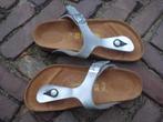 GRATIS VERZENDEN ZILVEREN GIZEH BIRKENSTOCKS MT 36, Slippers, Overige kleuren, Birkenstock 36, Verzenden
