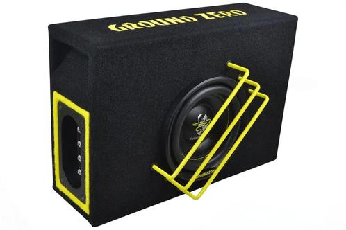700W Ground Zero GZRB 16SPL 6,5″ Subwoofer / Kist (350Wrms), Auto diversen, Autospeakers, Nieuw, Ophalen of Verzenden