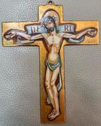 Emaille Kruis met Jezus Afbeelding, Ophalen of Verzenden