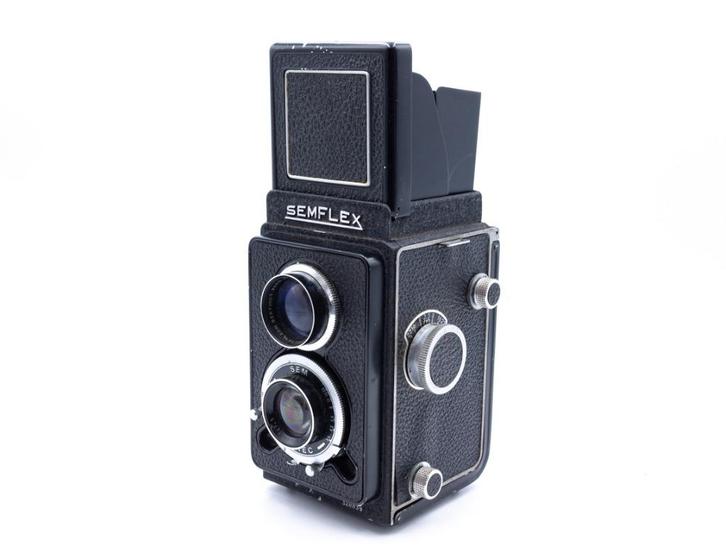 Semflex 6x6 TLR – 75mm F3.5 + Hoes, Audio, Tv en Foto, Fotocamera's Analoog, Gebruikt, Compact, Overige Merken, Ophalen of Verzenden