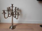 Verzilverde kandelaar, Overige materialen, Overige kleuren, 50 tot 75 cm, Ophalen of Verzenden