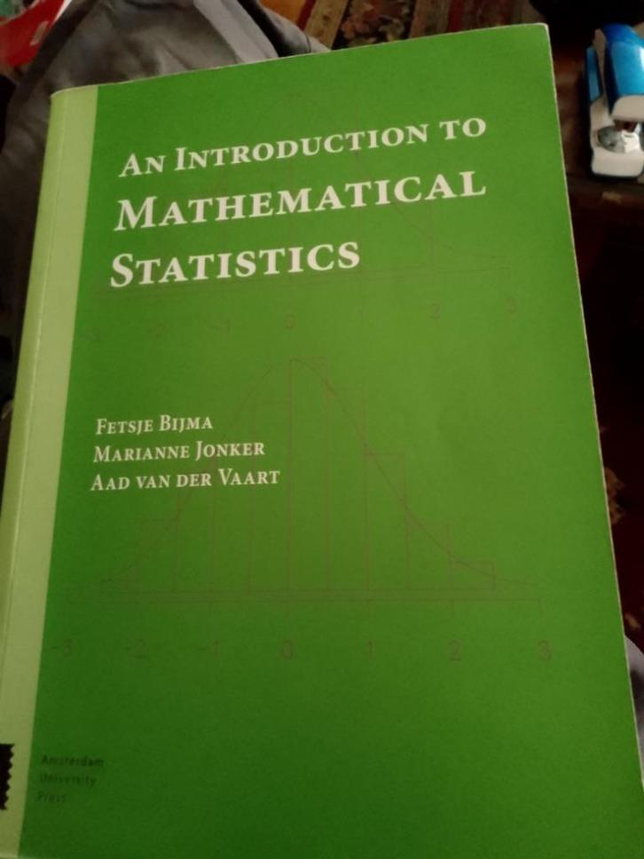 Book book an introduction. To mathematical statistics, Boeken, Studieboeken en Cursussen, Gelezen, WO, Beta, Ophalen of Verzenden